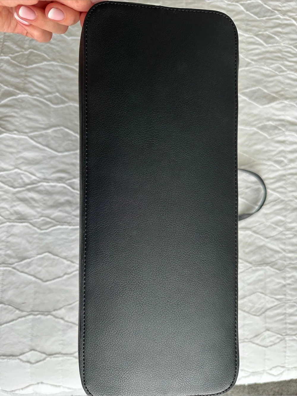 Nine West Black Zip-Front Tote